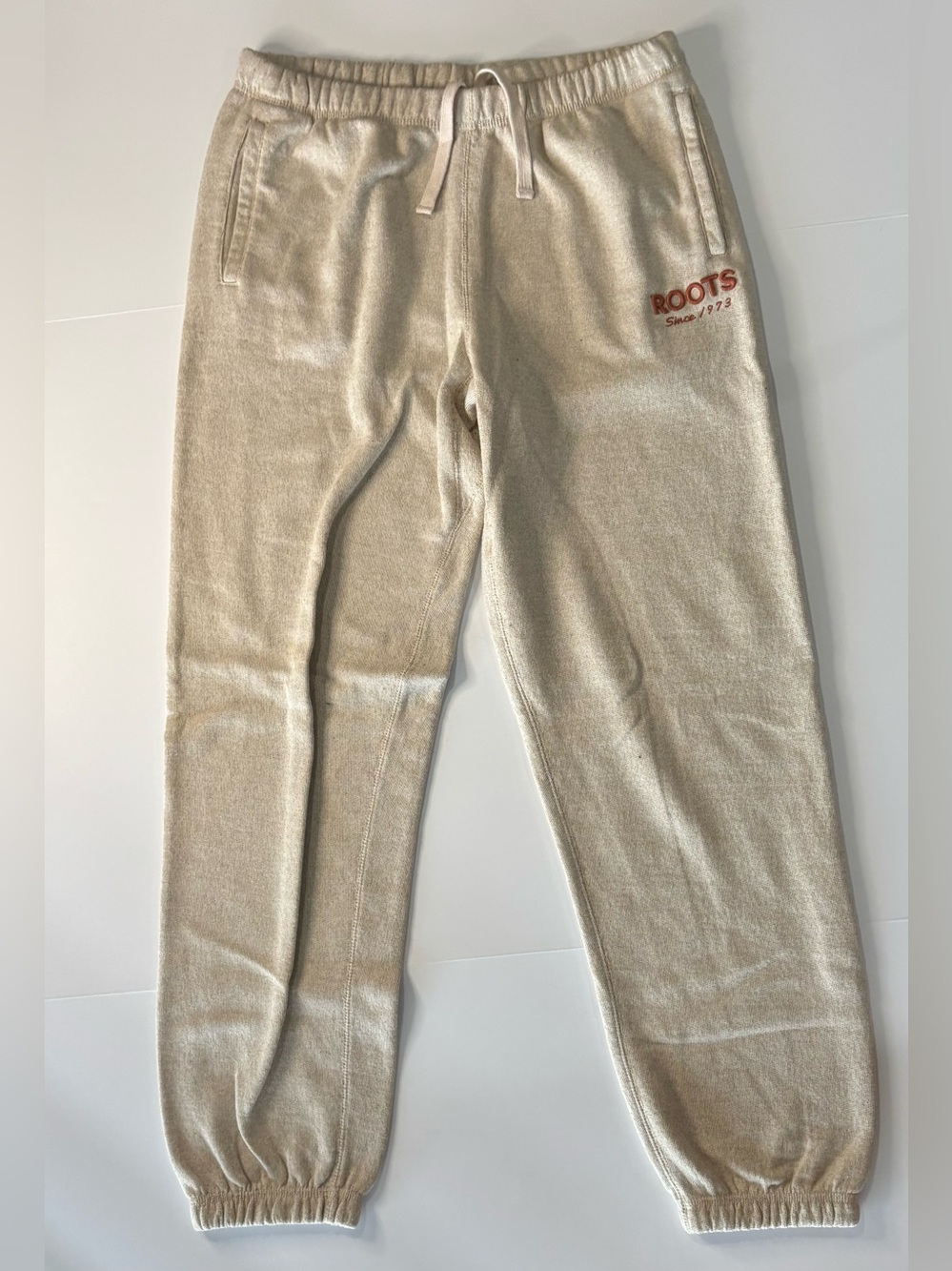 Roots women’s fleece jogger sweatpants size M